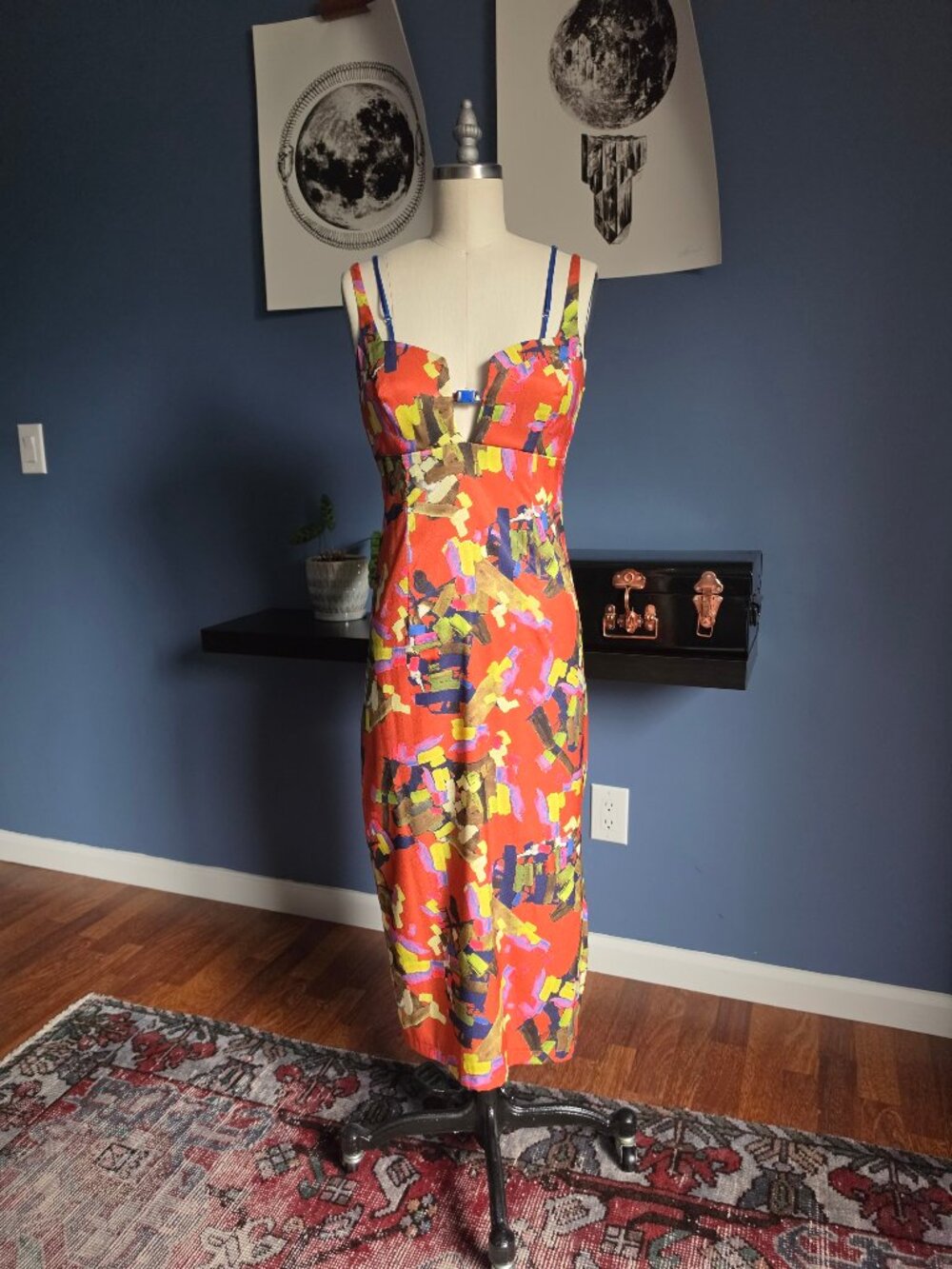Custom-made Printed Dress | Inspired by KNWLS (Size S)